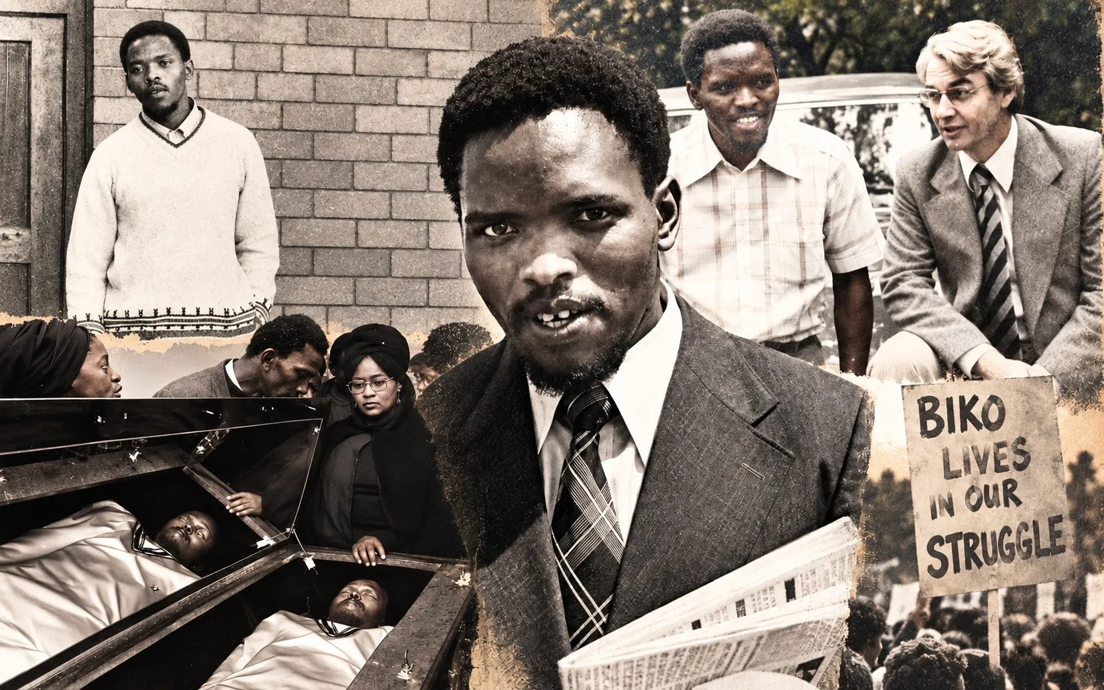 Steve Biko collage