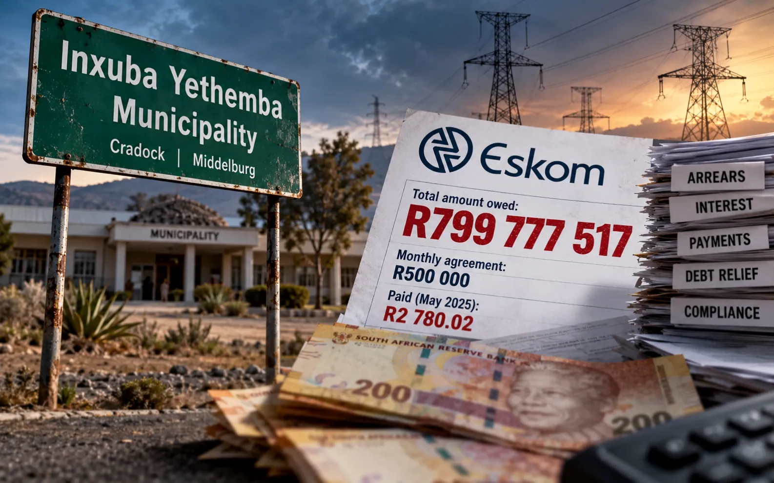 R800m Eskom Debt, R500,000-A-Month Deal — But Eastern Cape Council Paid Just R2,780