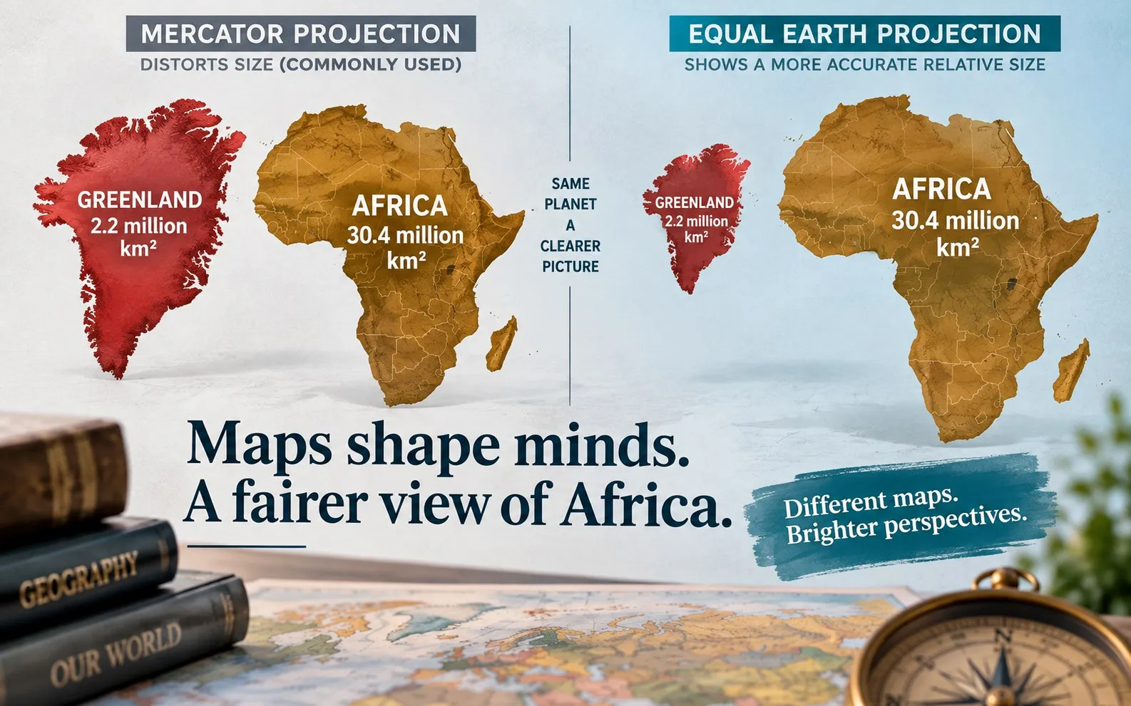 OPINIONS & PERSPECTIVES: When Africa Looks Small: The Politics of a Map