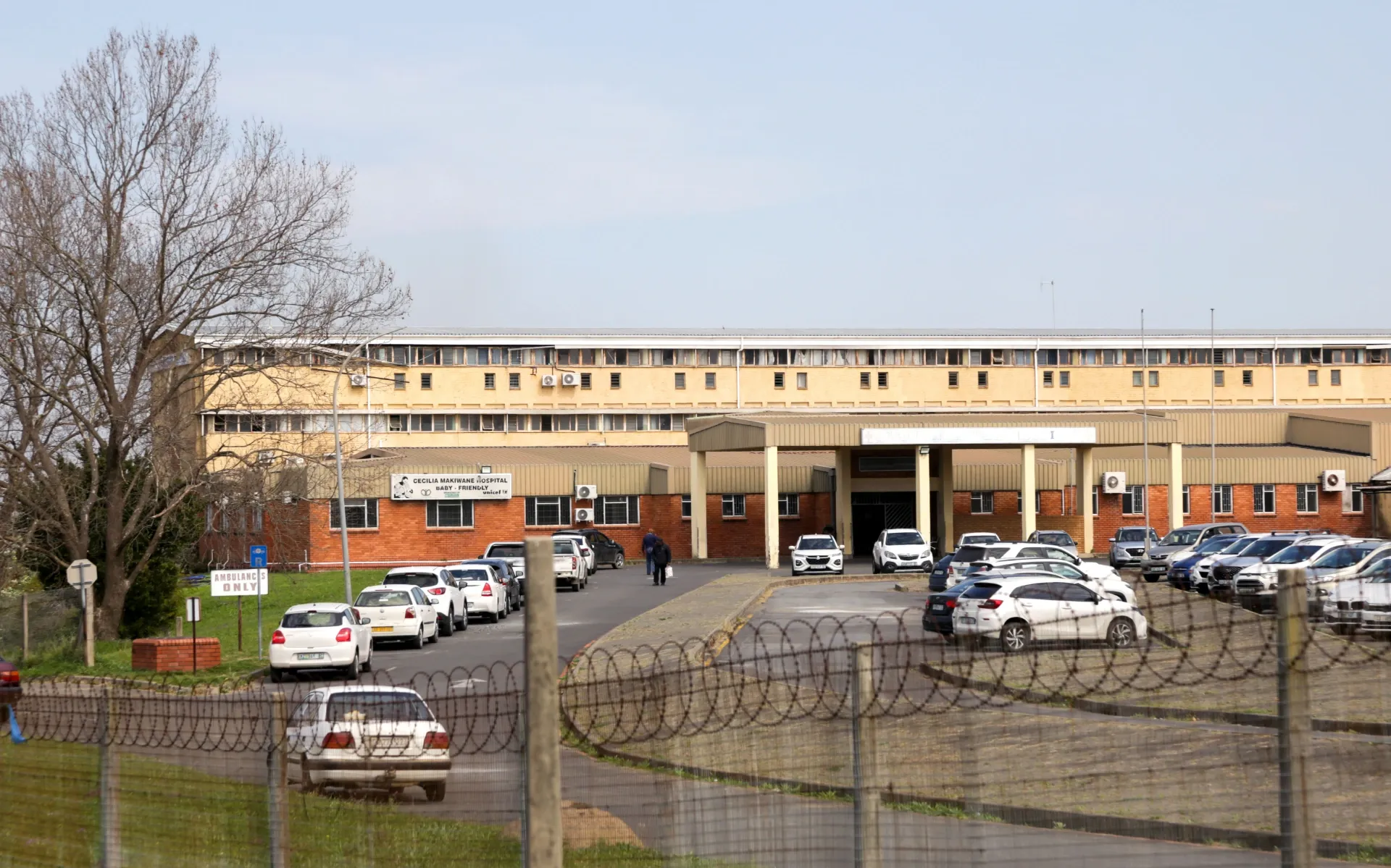 A view of the older buildings at Cecilia Makiwane Hospital in the Mdantsane township near East London, Eastern Cape, South Africa, on 27 August 2026. Photograph: Mark Andrews/SA|AJP