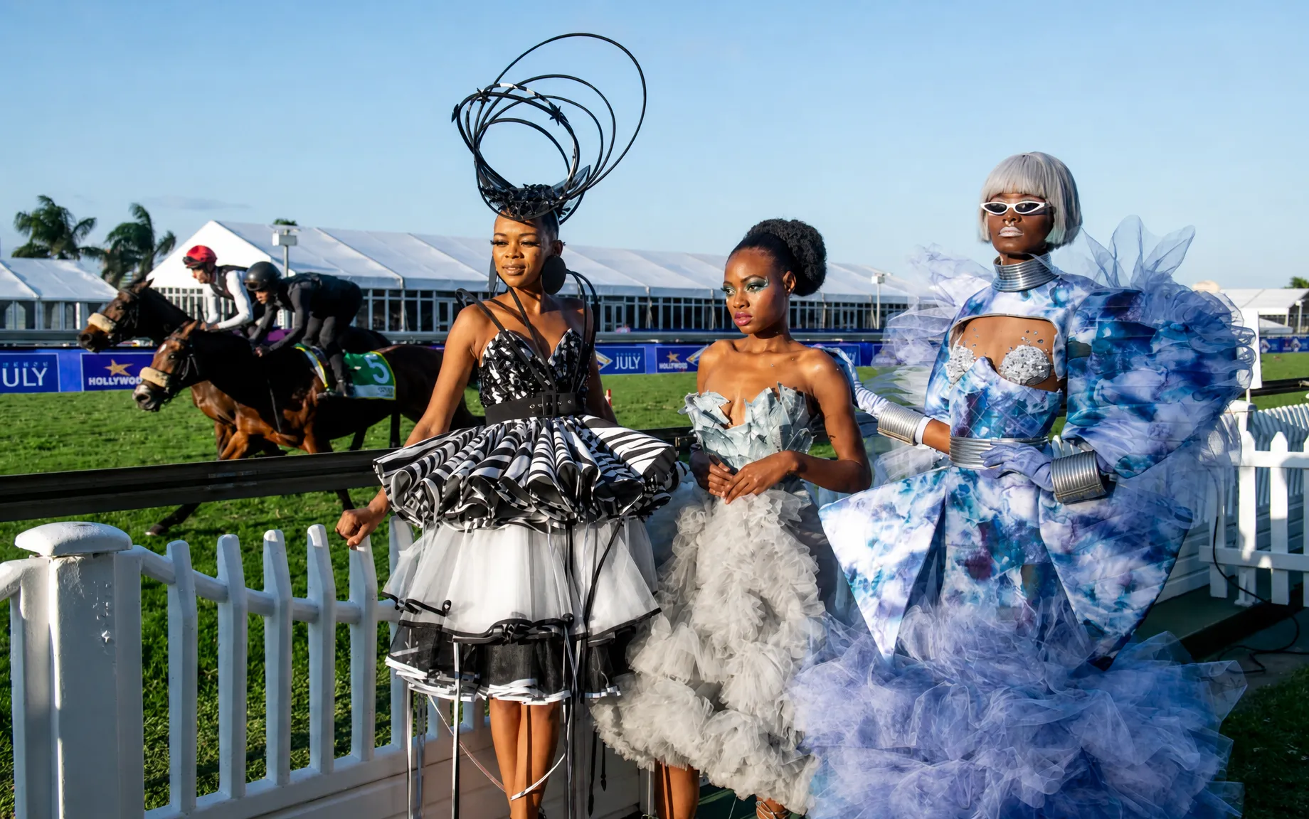 Guests at the annual Durban July